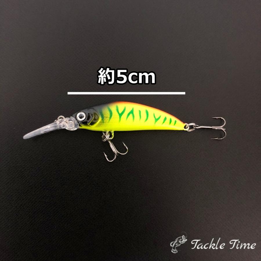 トラウトルアー ディープ シンキングミノー 渓流ルアー セット 5.5g