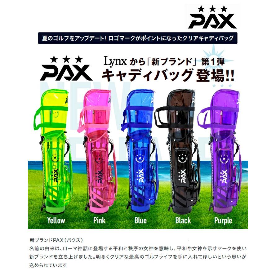 公式] Lynx リンクス ゴルフ PAX パクス PAXCB-01 キャディバッグ