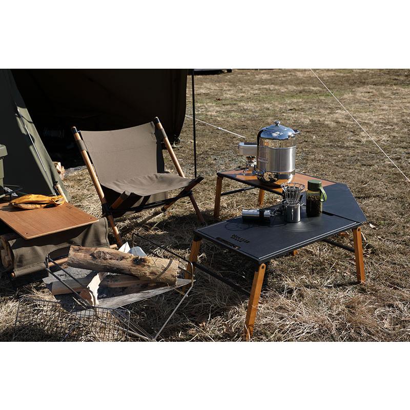 Hang Out（ハングアウト） 折りたたみ アウトドア Linkable Table(Wood