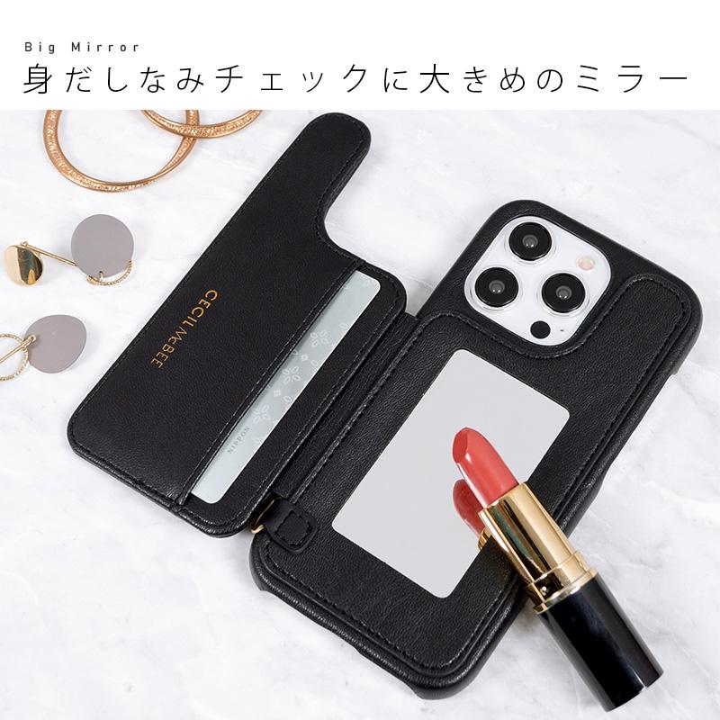 CECIL McBEE（セシルマクビー） iPhone17 ケース キルティング 背面