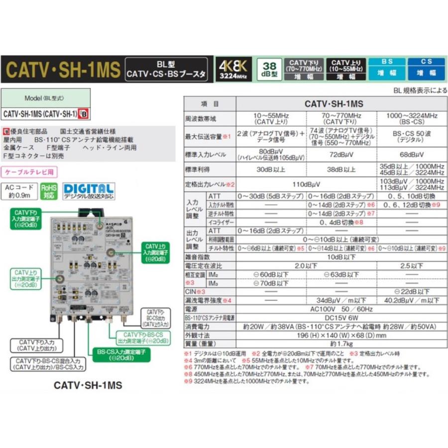 マスプロ（MASPRO） 4K・8K衛星放送(3224MHz)対応 BL型 CATV・BS・CS