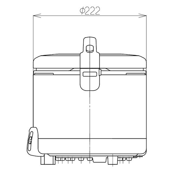 こがまる ガス炊飯器 リンナイ RR-030FS(A)(W) 3合炊き 炊飯のみ