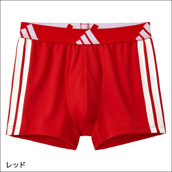 adidas（アディダス） 同色3枚セット 前とじ ボクサーパンツ メンズ