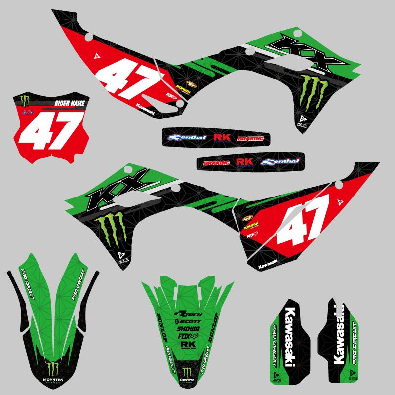 セミオーダー グラフィックデカール フルキット カワサキ KX450F '24
