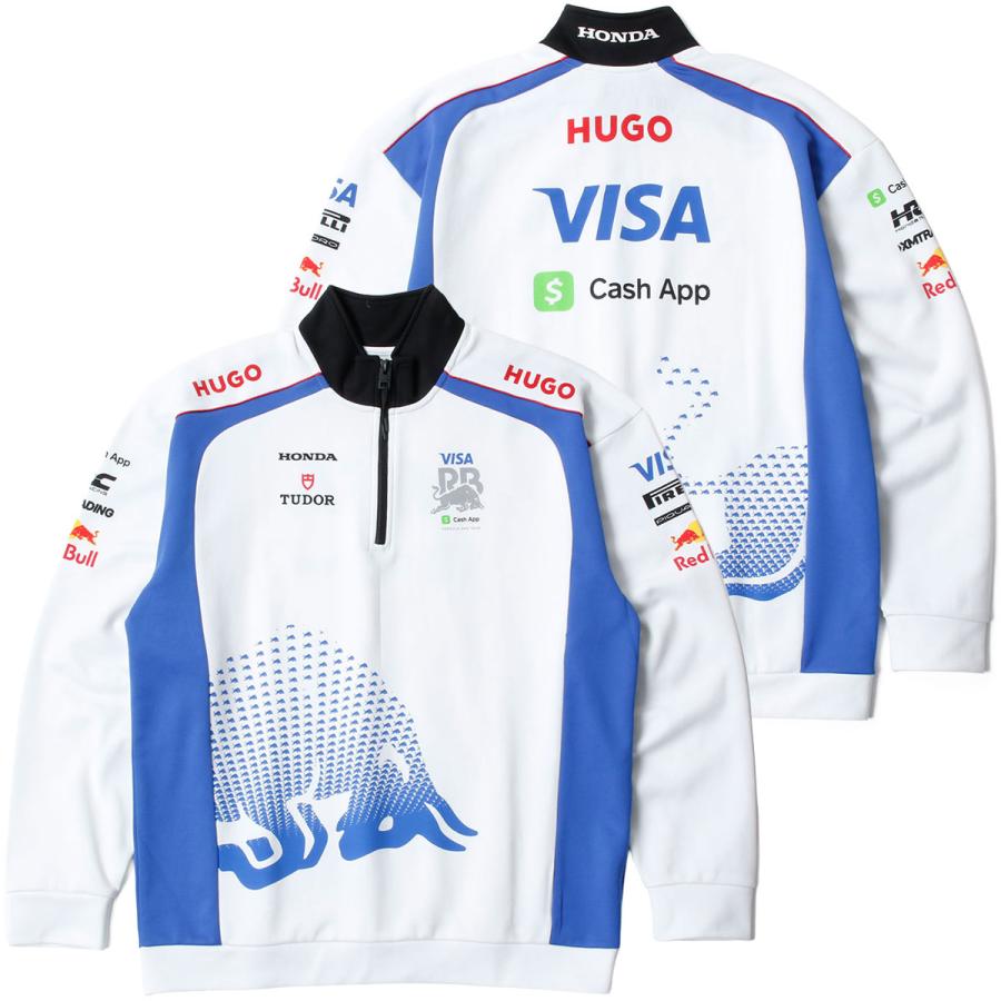 スウェット レーシングブルズ F1 チーム レプリカ クオーター ジップ
