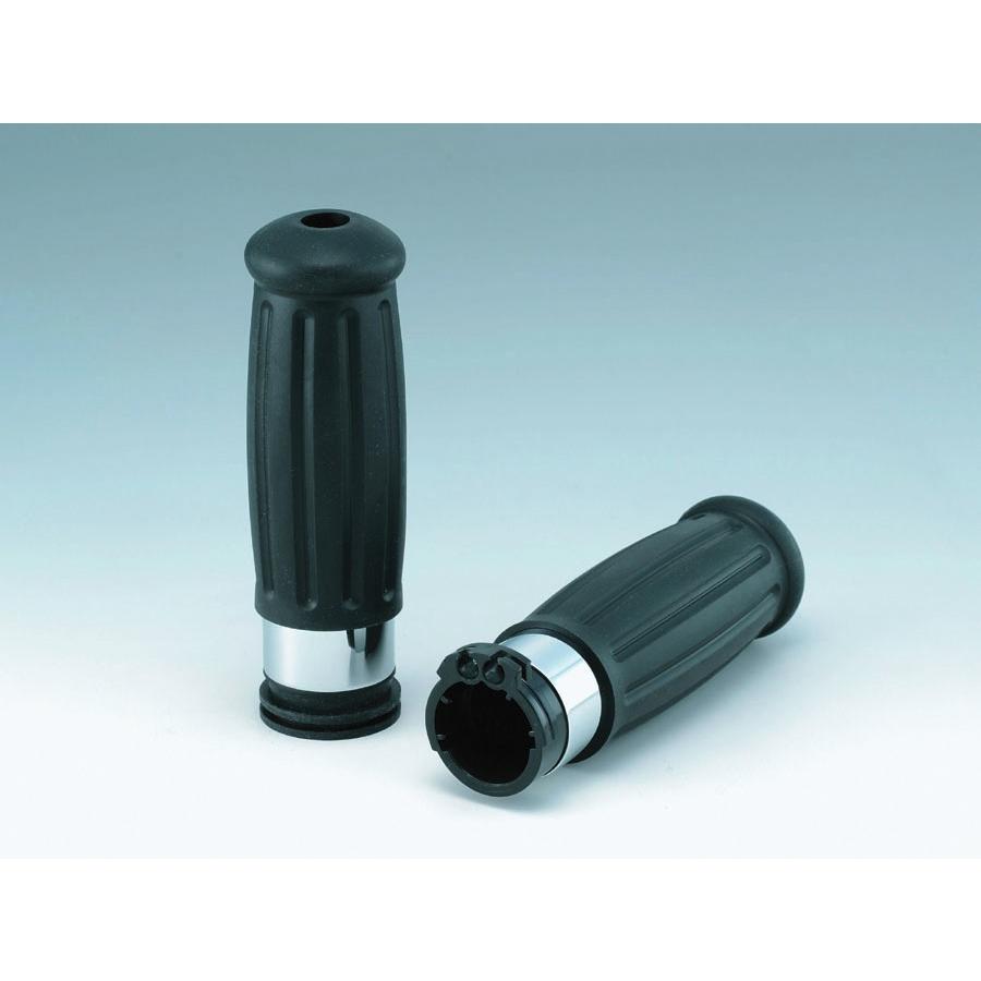 KIJIMA（キジマ） 8日クーポン配布 バイク用 レトログリップ ブラック