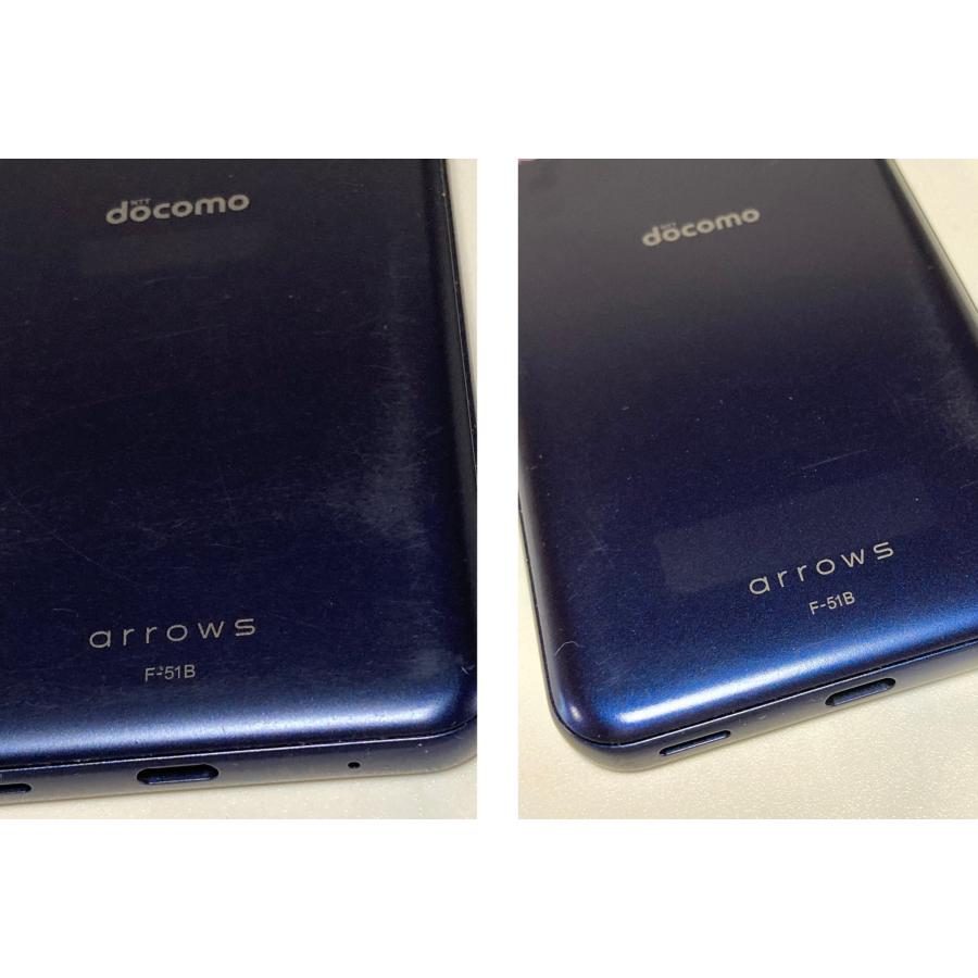 arrows We F-51B ネイビー 4GB 64GB 白ロム ドコモ SIMロック解除済み