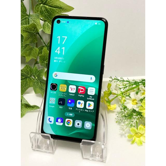 OPPO A SIMフリー A55S 5G ブラック☆ [A1020P][4GB/64GB][softbank