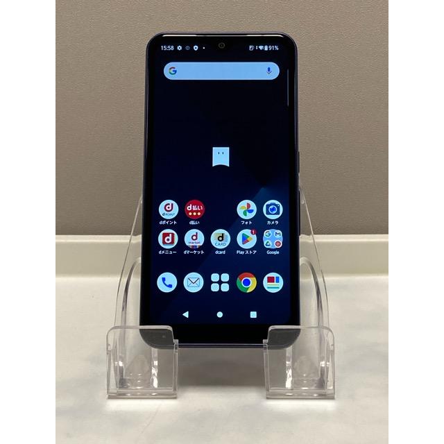 arrows We 美品 F-51B ネイビー 4GB 64GB 白ロム ドコモ SIMロック解除