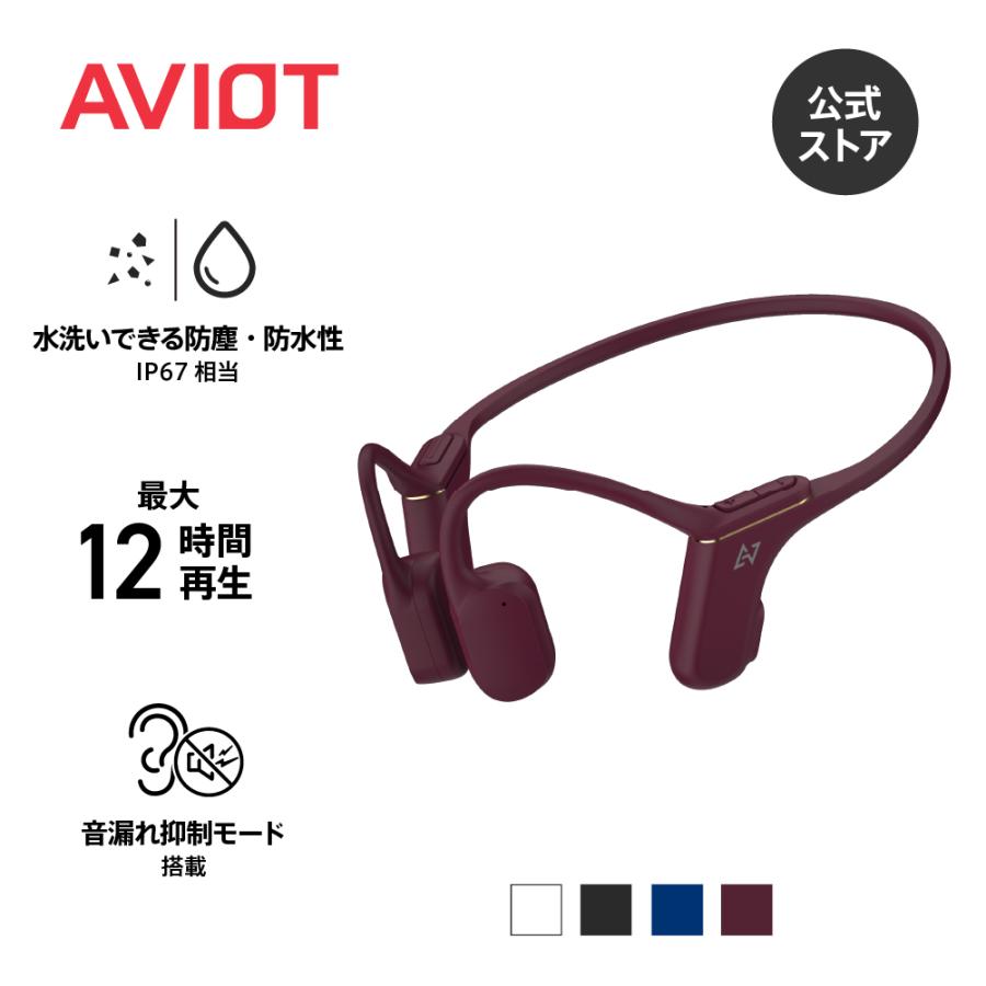 AVIOT AVIOT WB-P1 骨伝導 イヤホン ランニング こつでんどう 耳を塞が