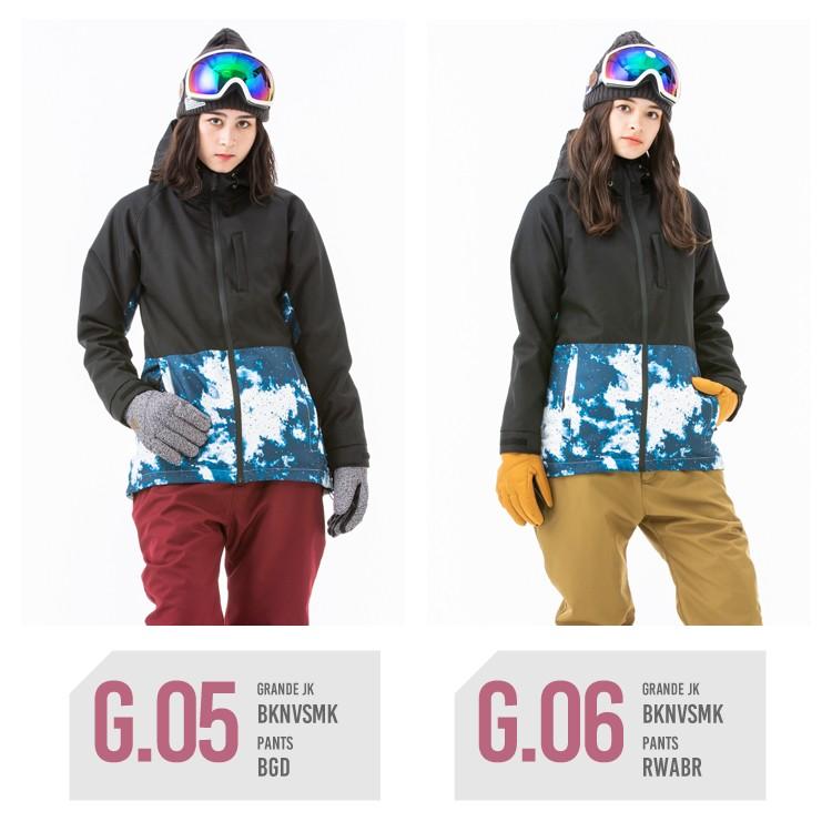Nスノーボードウェア レディース スキーウェア スノボウェア 上下