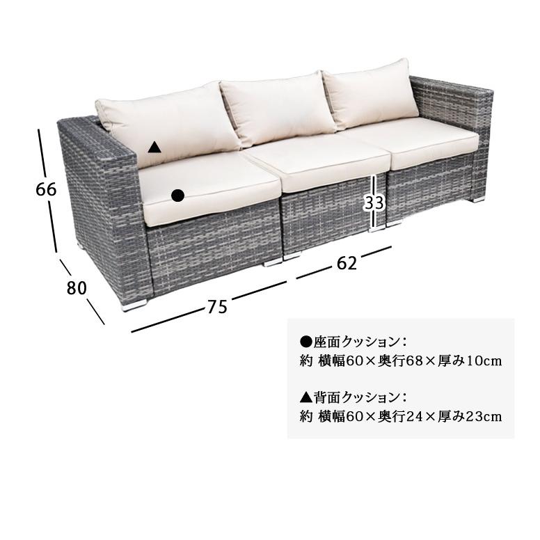 DEPOS 先行予約 4月下旬頃入荷予定 ガーデンファニチャー ラタン調