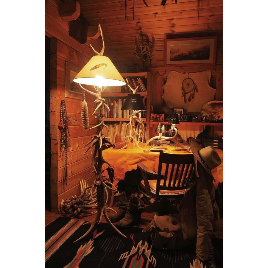 フロアランプ スタンドライト フロアスタンド ビンテージ スカル 鹿