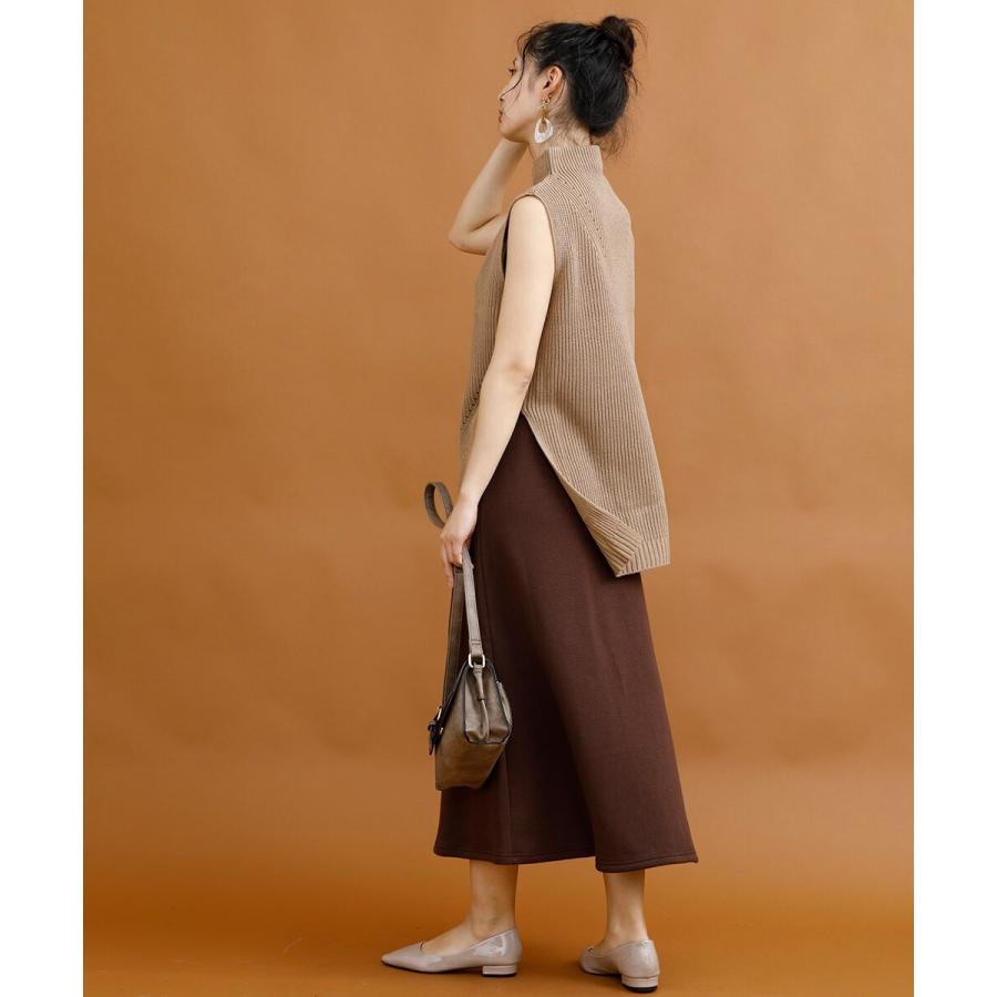 裏起毛ウォームストレッチスカート 裏起毛 ロングスカート 裏地