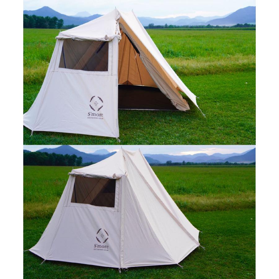 S'more/Rooflet】ポリコットンテント : aimoha(アイモハ)Yahoo!店