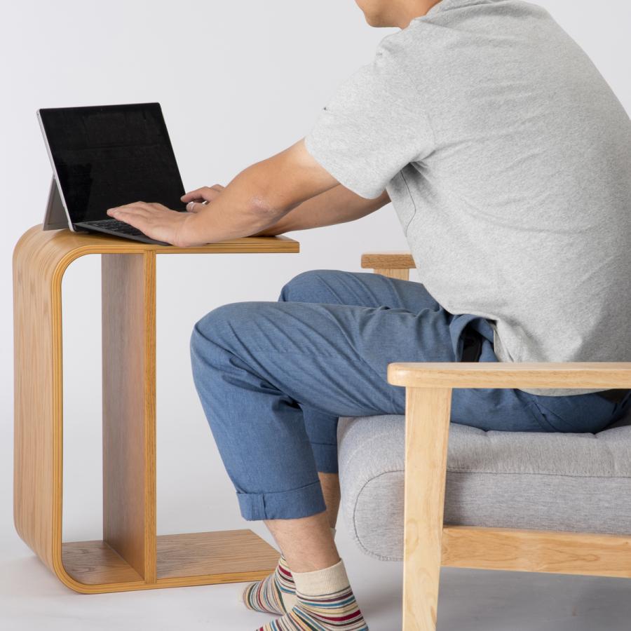 キャトステーブル W550 D300 H400 サイドテーブル ローテーブル つくえ