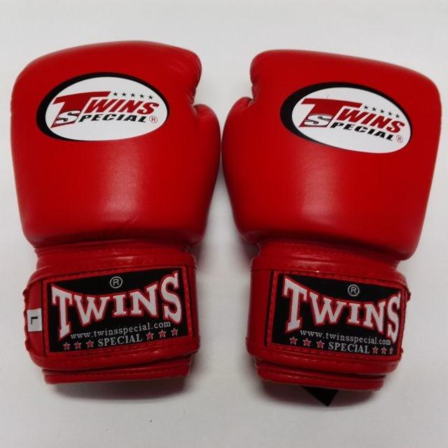 子供用 新品 TWINS ツインズ 本格ボクシンググローブ 赤 2oz4oz 選択