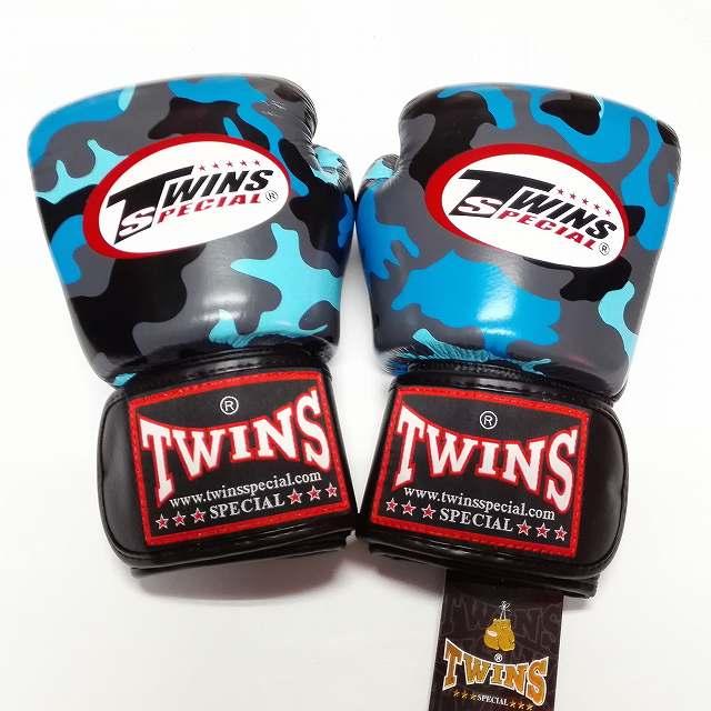 新品 正規 TWINS 本格ボクシンググローブ 迷彩/ボクシング/ムエタイ/本