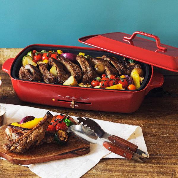 BRUNO（ブルーノ） ホットプレート 本体＋4種プレート【レシピ＋特典＋