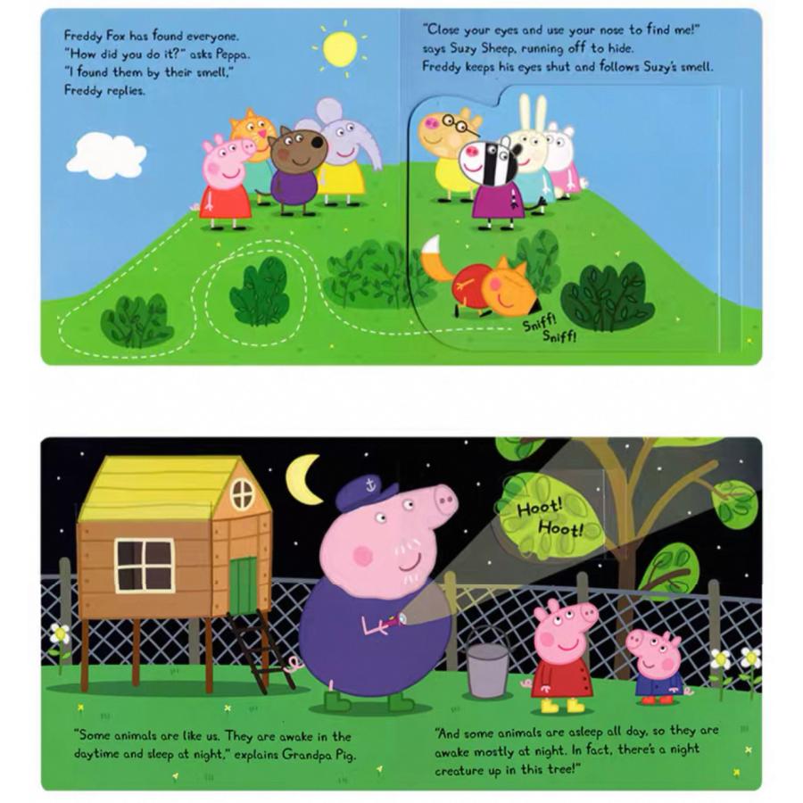 PEPPA PIG ペッパピッグ ボードブック 4冊 セット 英語絵本 めくって