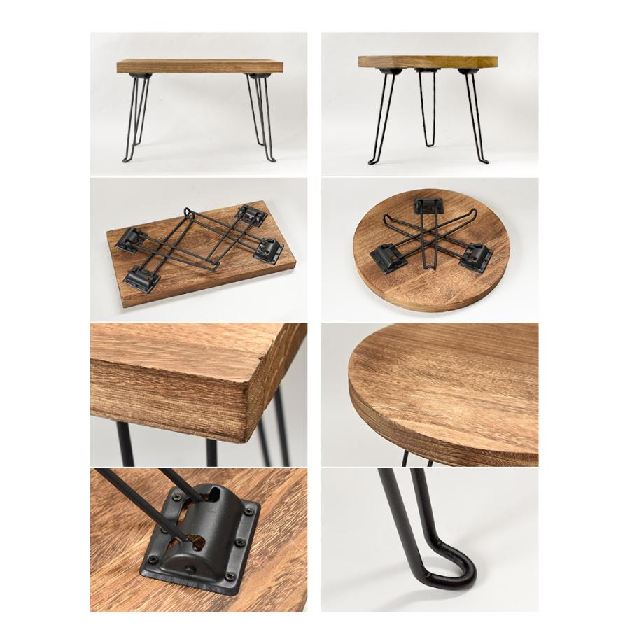 木製 ローテーブル 折り畳み おしゃれ スクエア ラウンド 天然木