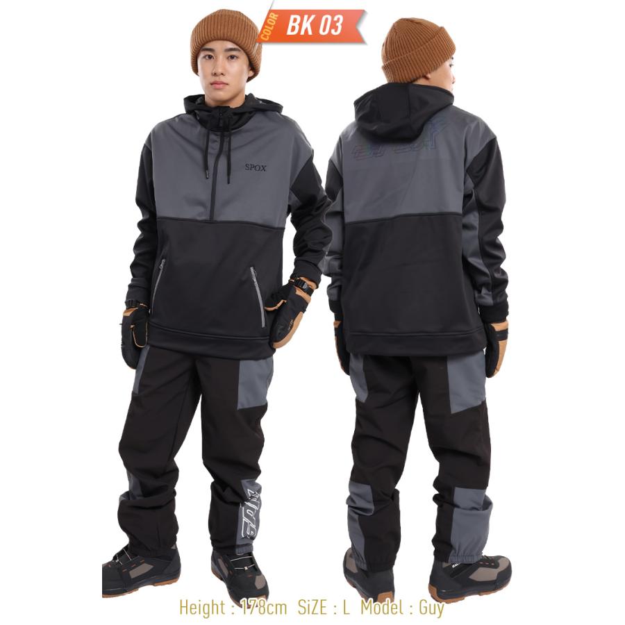 スノーボードウェア 上下セット SPOX スポックス ボンディング 防水