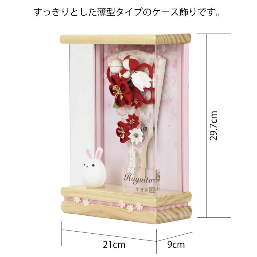 宝童作 【2026メーカーケース完売】羽子板 お祝い 初正月 ケース飾り