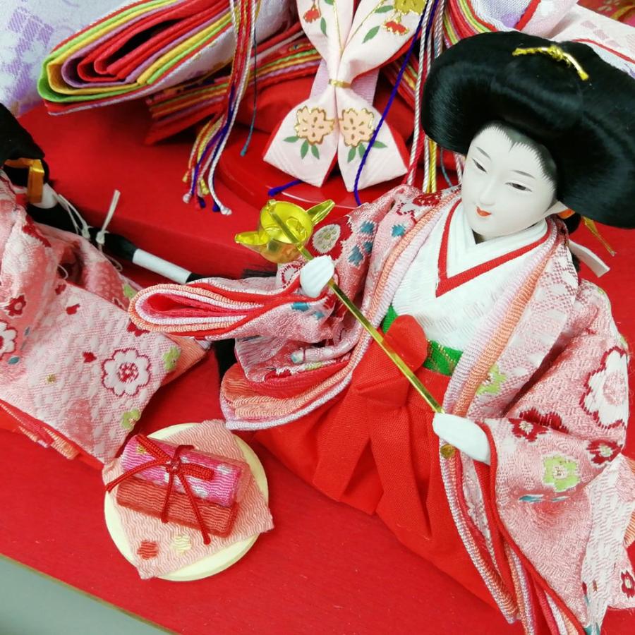 久月 【完売】雛人形 ケース飾り アクリルケース 五人飾り 65951 : 祭