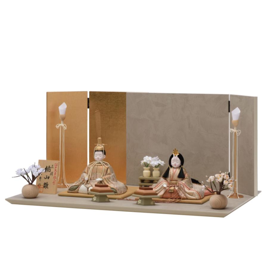 一秀 【2026メーカー完売】雛人形 木目込み人形 桃山雛 親王飾り H-25