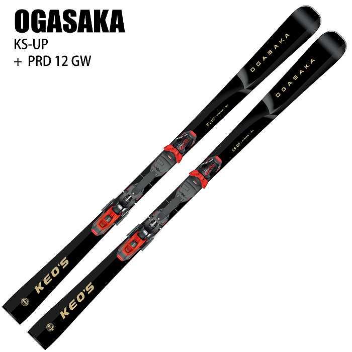 OGASAKA（オガサカ） スキー板 2026 OGASAKA KS-UP/BK + PRD 12 GW