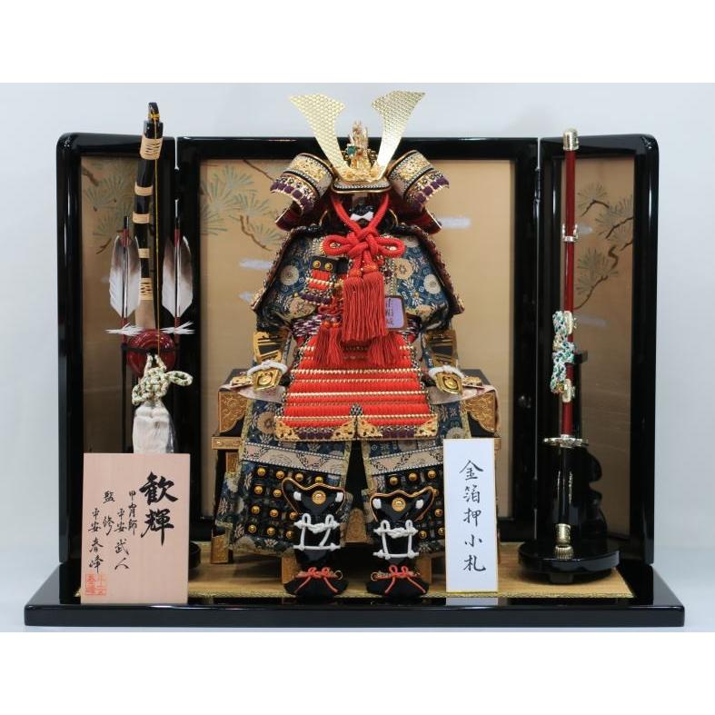豪華】武者大将 12号 金箔 24kGP 五月人形 雛祭り セット 【公式通販】