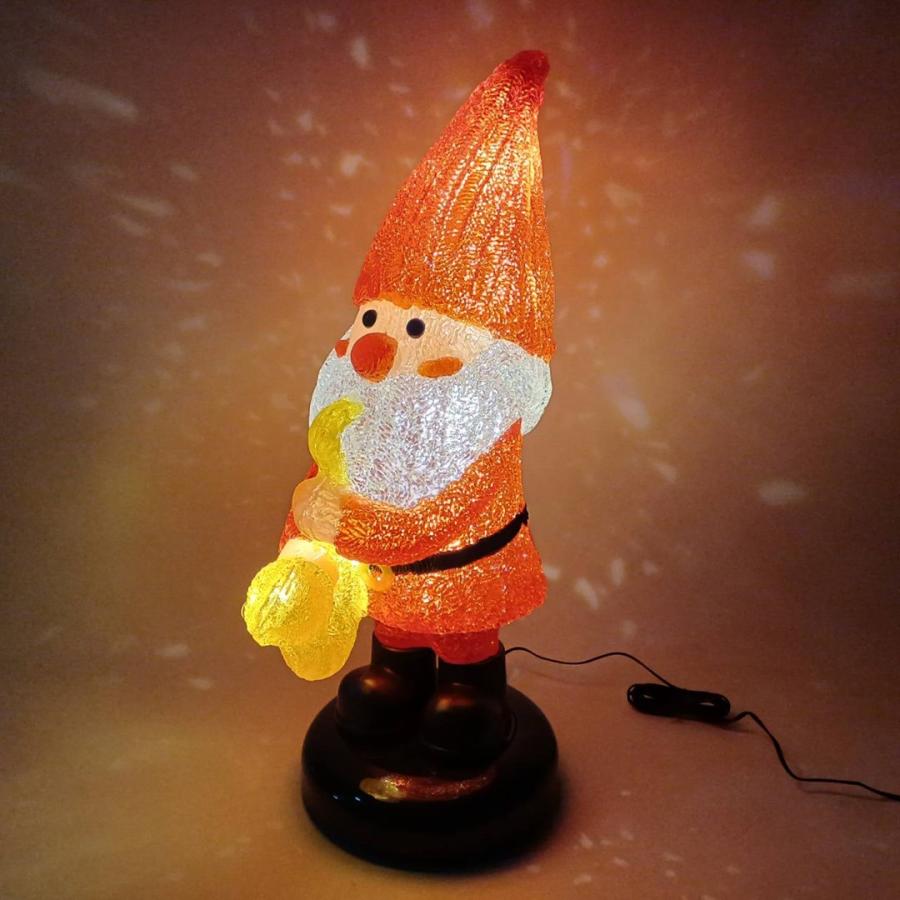 サンタの森 サンタサックスL イルミネーション G15-SF-21 : 人形の