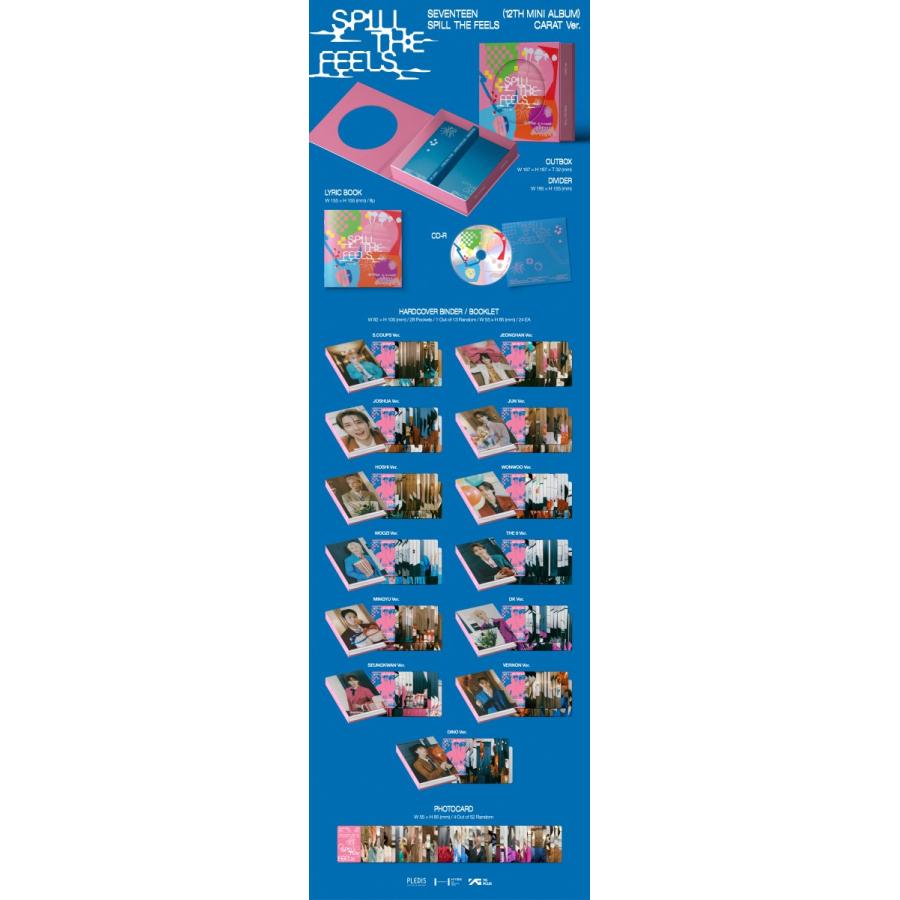 メンバー選択可] SEVENTEEN 公式グッズ SPILL THE FEELS CARAT Ver