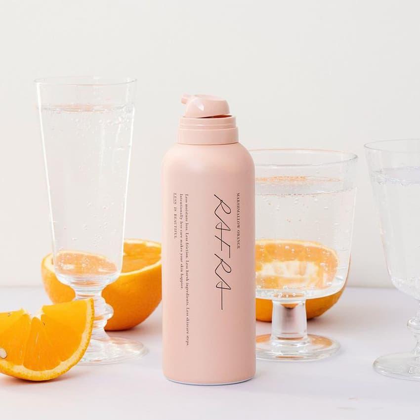 RAFRA（ラフラ） 炭酸 泡洗顔 毛穴 マシュマロオレンジ 150g洗顔