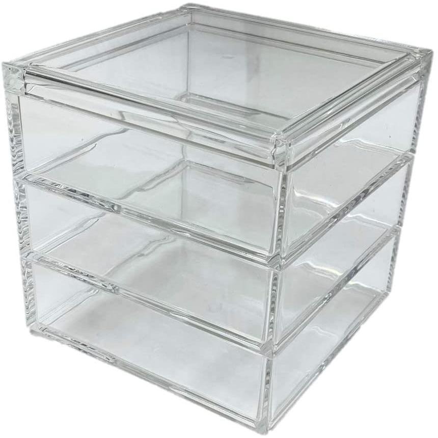 アクリル 重箱 ( Mサイズ ) 3段重 クリア JPD J Product Design 透明