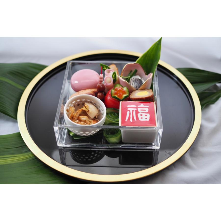 アクリル 重箱 ( Mサイズ ) 3段重 クリア JPD J Product Design 透明