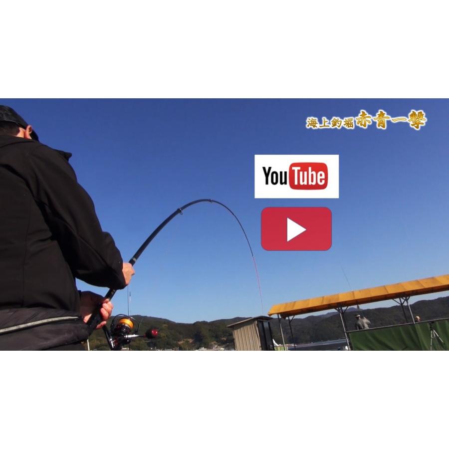 海上釣堀赤青一撃360 LIGHT 海上釣堀 竿 青物対応 : 松尾知典釣具店