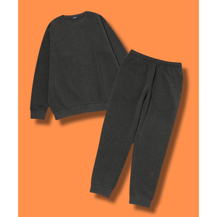 NAVY 裏起毛 ルームウェア 上下セット メンズ 暖かい 大きめ ゆったり