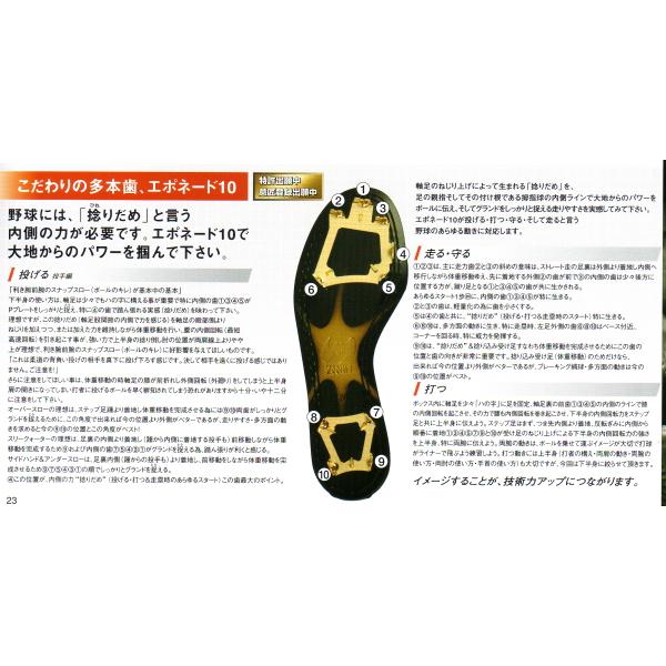 ジームス（Zeems） 【革底スパイク】 エポフィール Vカットミドル