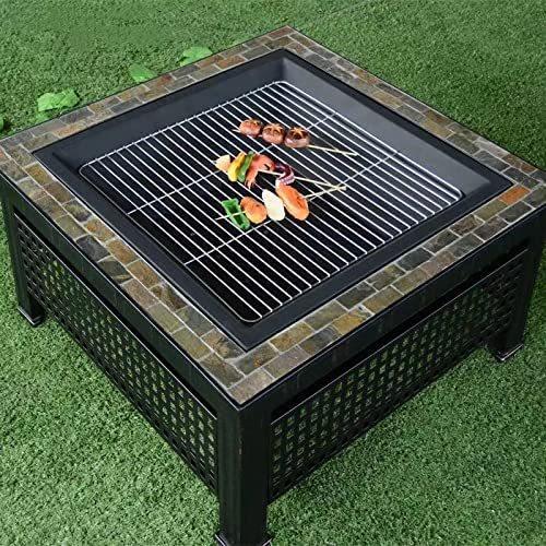バーベキュー 焚火台 多人用 BBQ 庭 家族用 大型 テーブル キャンプ