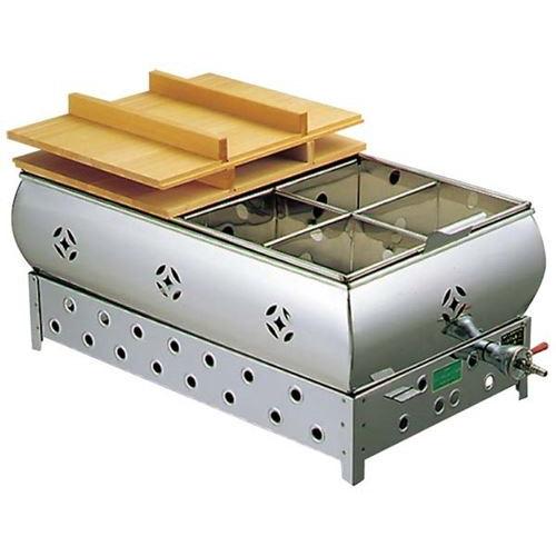 EBM 18−8 おでん鍋 8寸（24cm）13A / 業務用 4ッ仕切