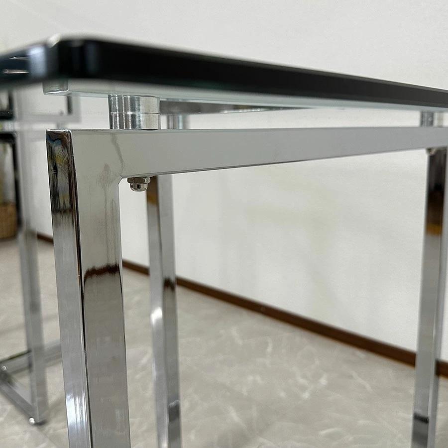 ダイニングテーブル 幅140cm ガラステーブル ガラス天板 強化ガラス