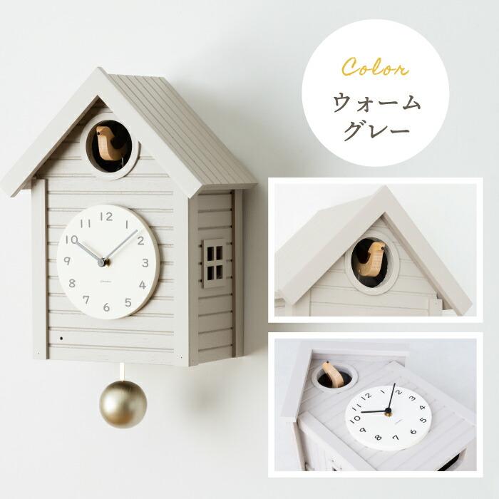 電波カッコー時計 木製 振り子時計 静音 おしゃれ Cuckoo CLOCK 木製鳩