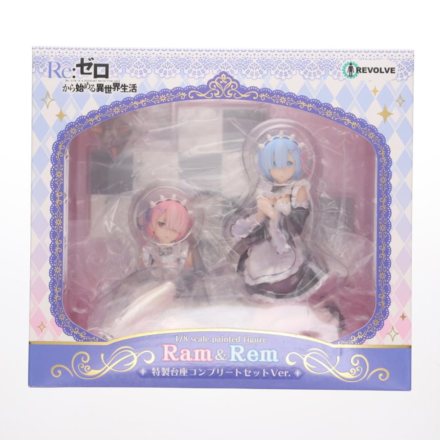 中古即納』{FIG} ラム＆レム 特製台座コンプリートセットVer. Re:ゼロ
