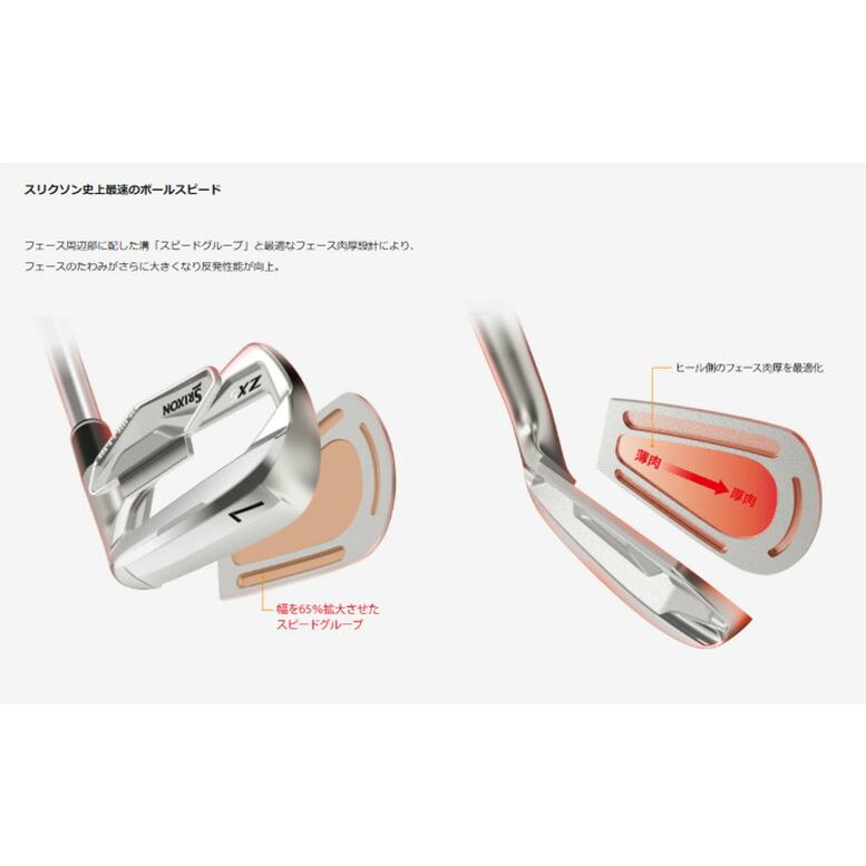 SRIXON ZX5 Mk2 アイアン（5-P）6本セット2022年モデル 日本モデルNS