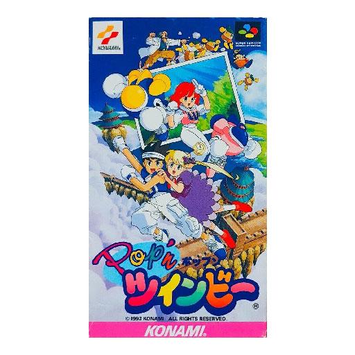 ポップンツインビー/スーパーファミコン(SFC)/箱・説明書あり