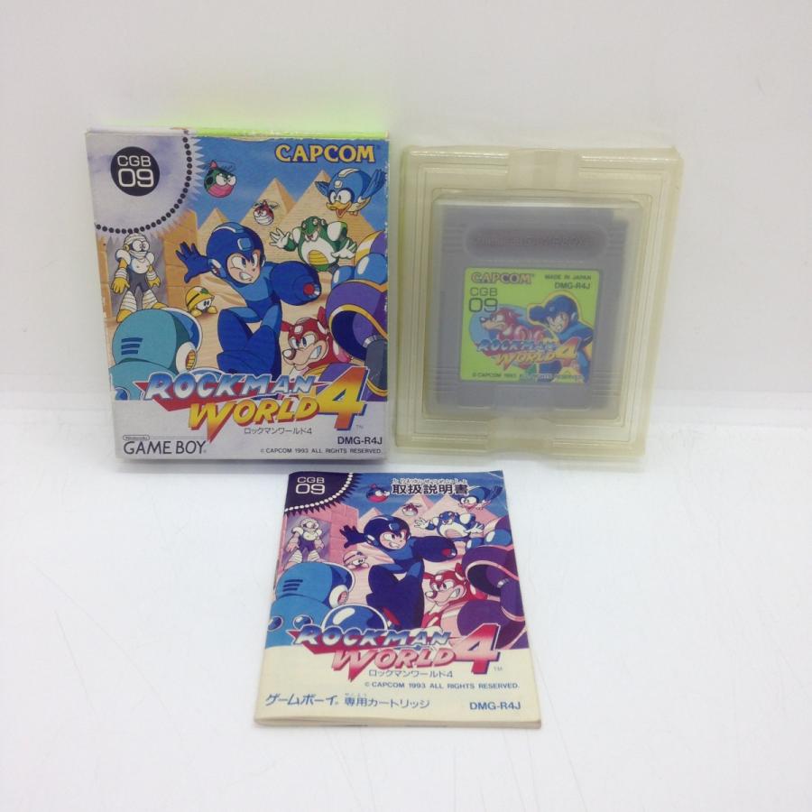 ロックマンワールド4/ゲームボーイ(GB)/箱・説明書あり : MEIKOYA