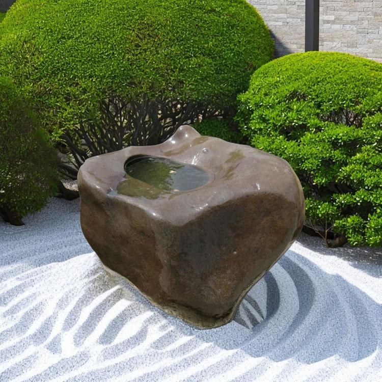 手水鉢 水鉢 たまり石 天然石 庭石 つくばい 溜まり石 景石 蹲 和風