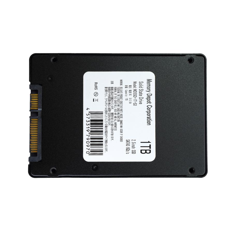 1TB SSD 2.5インチ SATA3 TLCメモリーセル採用 アルミ合金筐体 内蔵SSD