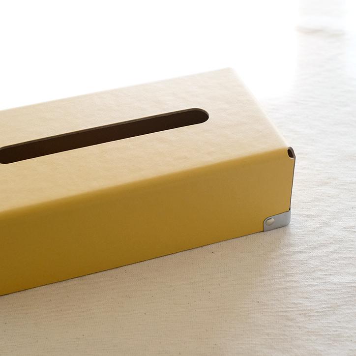 ティッシュケース カバー ボックス ティッシュBOX BENT イエロー